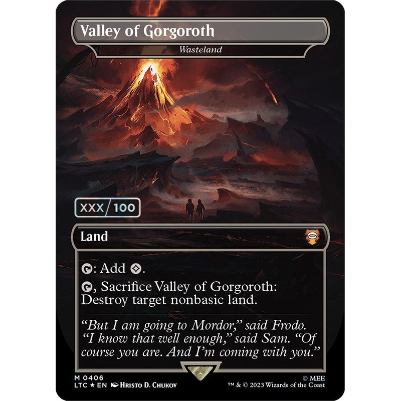 Valley of Gorgoroth - Wasteland (Serialized) [The Lord of the Rings: Tales of Middle-Earth Commander]