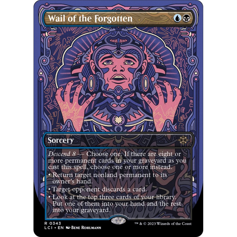 Wail of the Forgotten (Borderless) [The Lost Caverns of Ixalan]
