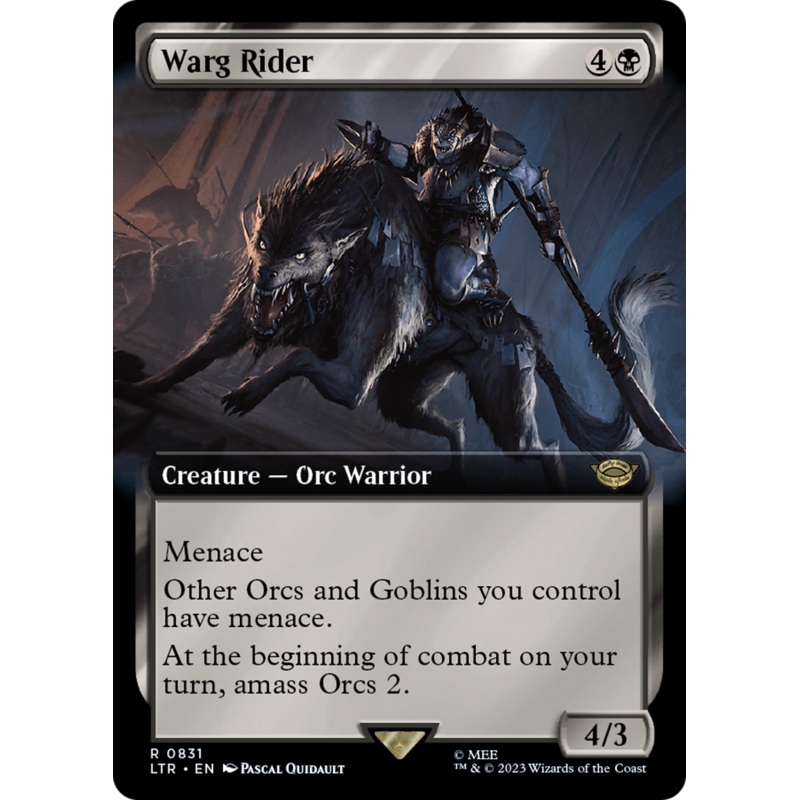 Warg Rider (Extended Art) [The Lord of the Rings: Tales of Middle-Earth]
