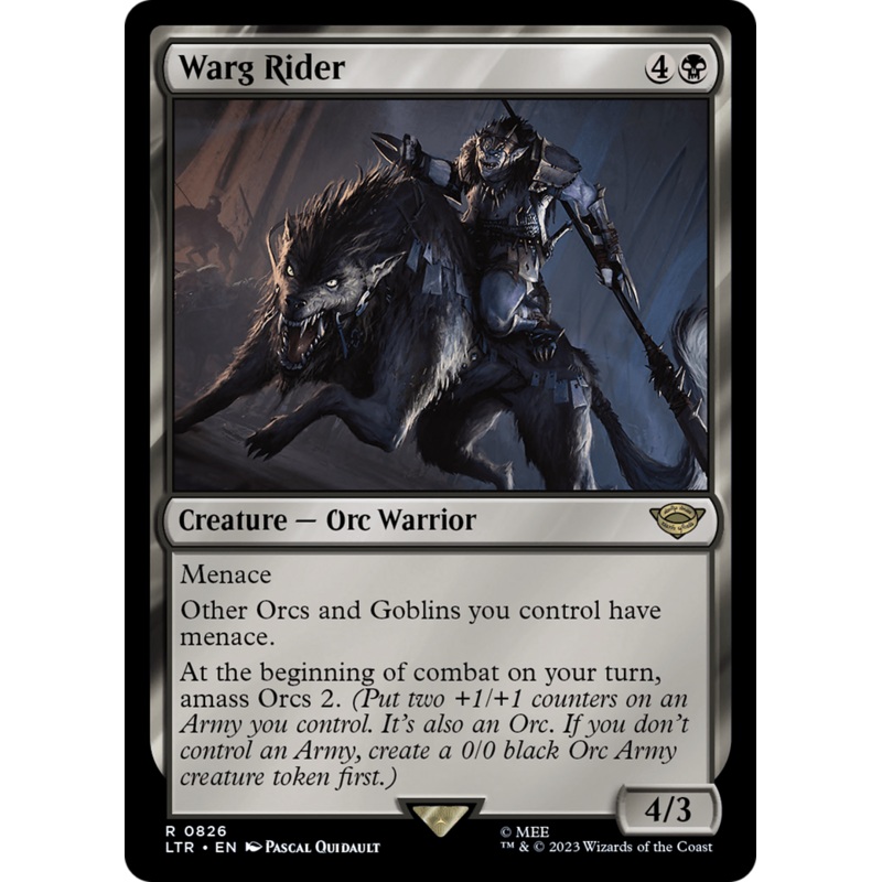 Warg Rider [The Lord of the Rings: Tales of Middle-Earth]