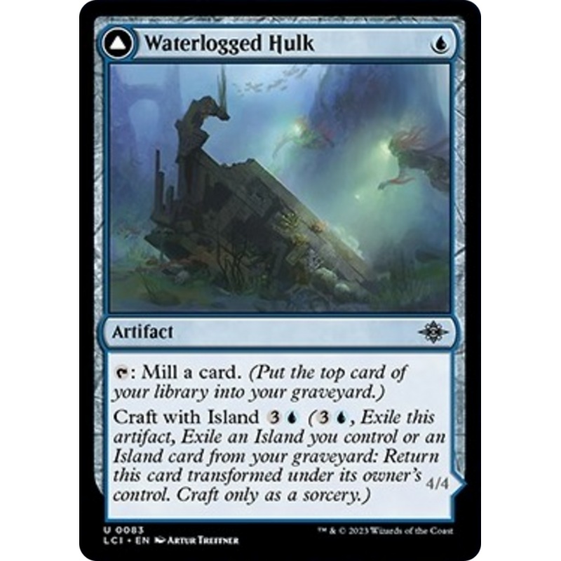 Waterlogged Hulk // Watertight Gondola [The Lost Caverns of Ixalan]