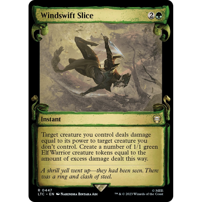 Windswift Slice [The Lord of the Rings: Tales of Middle-Earth Commander Showcase Scrolls]