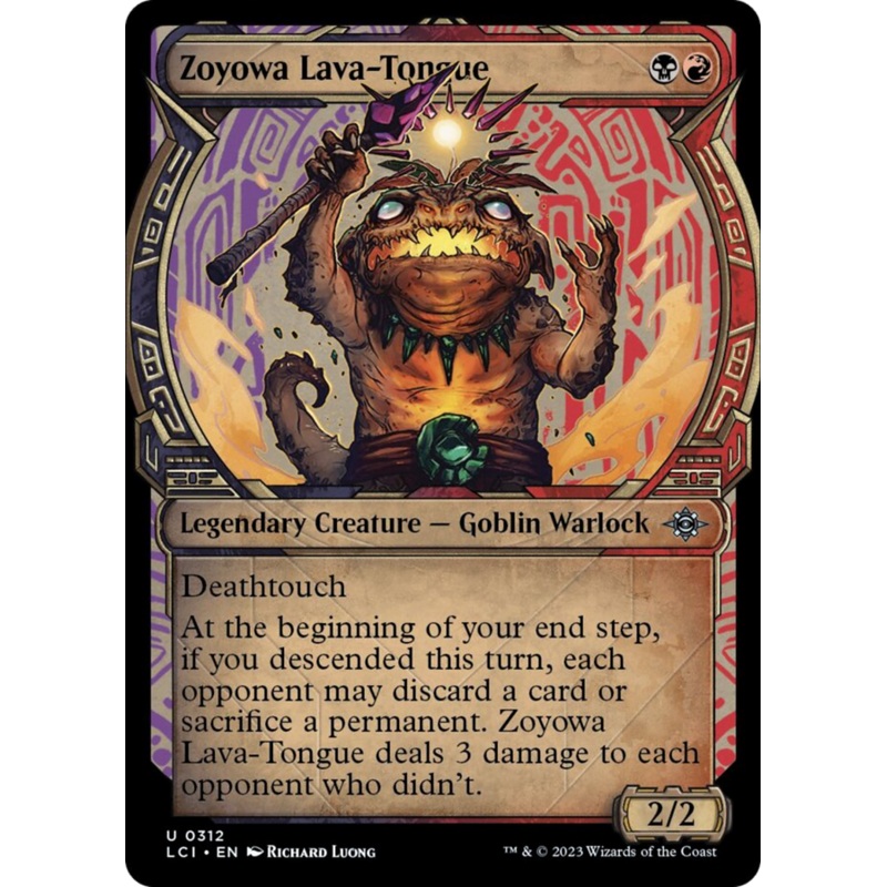 Zoyowa Lava-Tongue (Showcase) [The Lost Caverns of Ixalan]