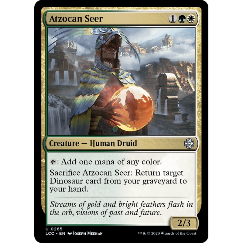 Atzocan Seer [The Lost Caverns of Ixalan Commander]