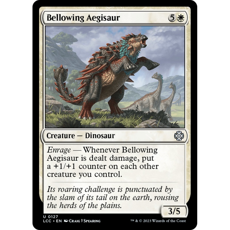 Bellowing Aegisaur [The Lost Caverns of Ixalan Commander]