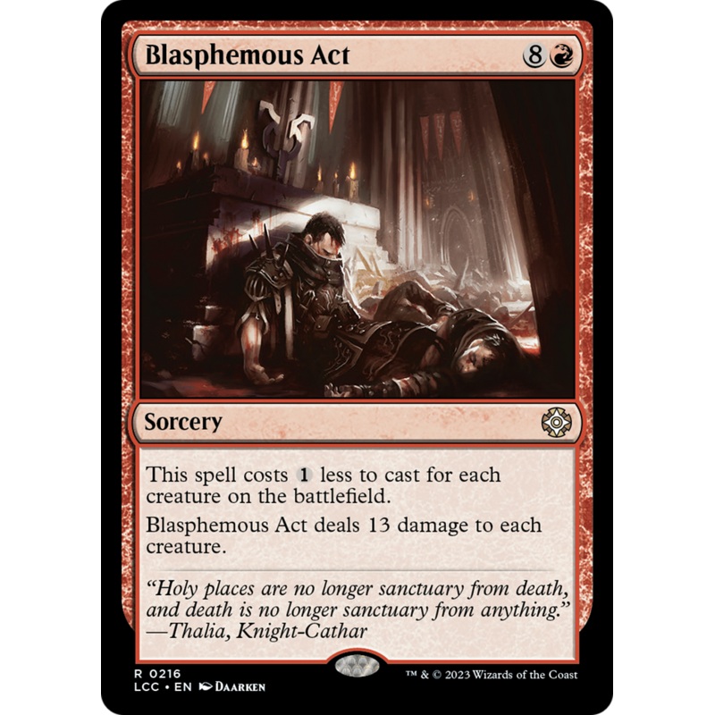 Blasphemous Act [The Lost Caverns of Ixalan Commander]