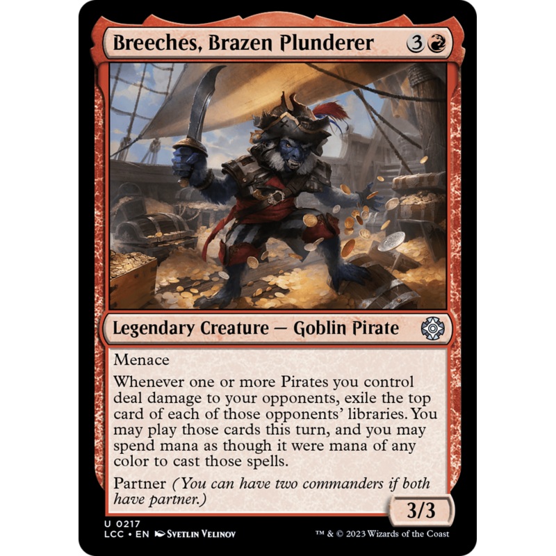 Breeches, Brazen Plunderer [The Lost Caverns of Ixalan Commander]