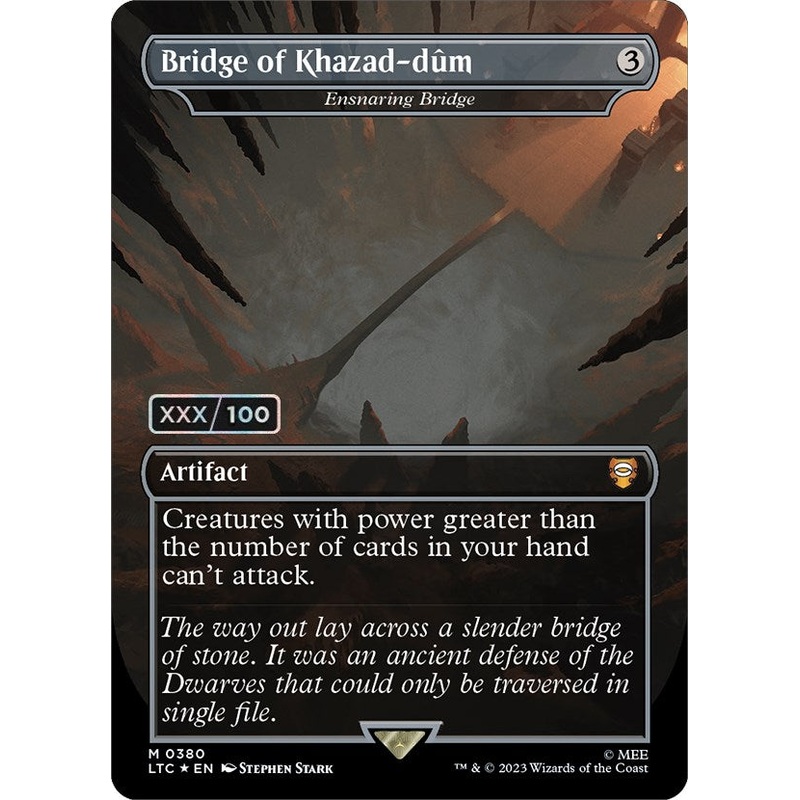 Bridge of Khazad-dum - Ensnaring Bridge (Serialized) [The Lord of the Rings: Tales of Middle-Earth Commander]