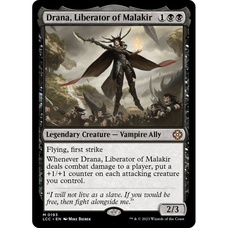 Drana, Liberator of Malakir [The Lost Caverns of Ixalan Commander]