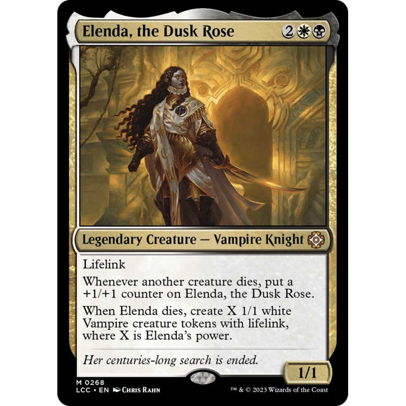 Elenda, the Dusk Rose [The Lost Caverns of Ixalan Commander]