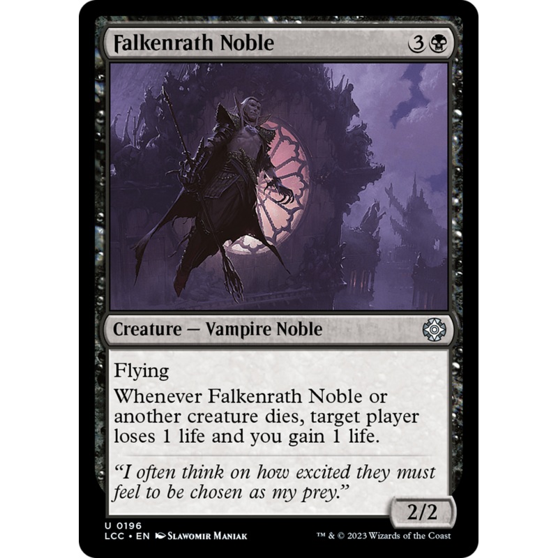 Falkenrath Noble [The Lost Caverns of Ixalan Commander]