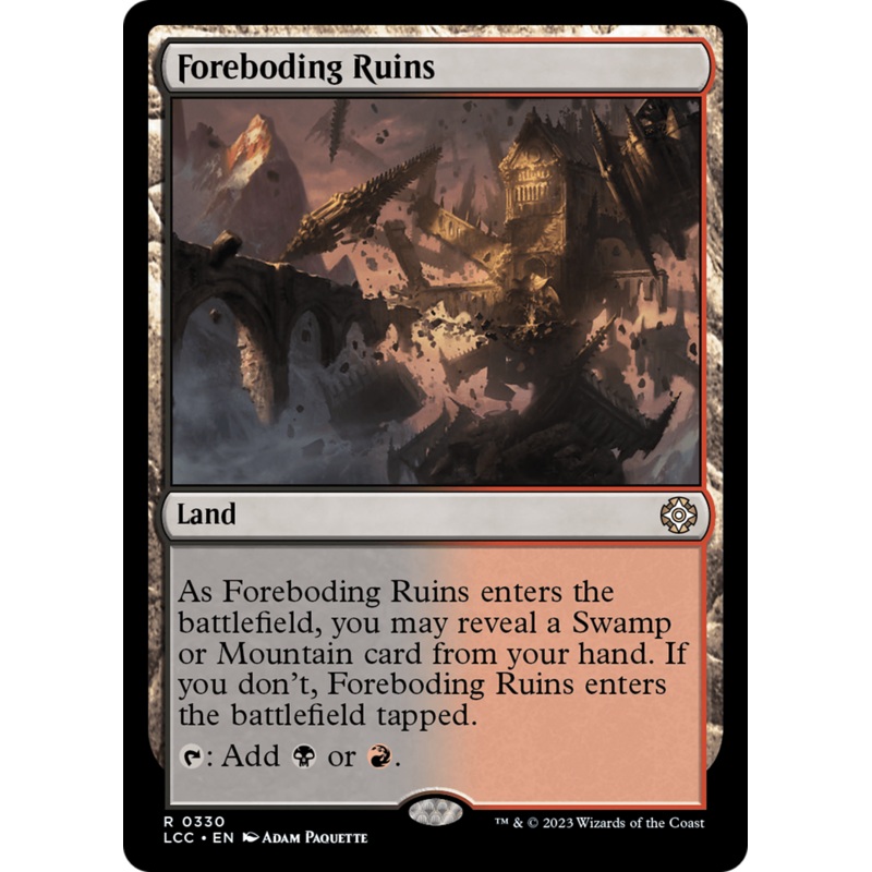 Foreboding Ruins [The Lost Caverns of Ixalan Commander]