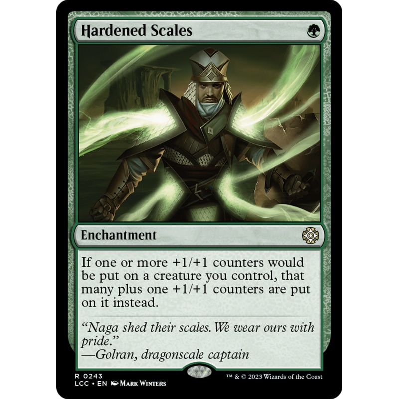 Hardened Scales [The Lost Caverns of Ixalan Commander]