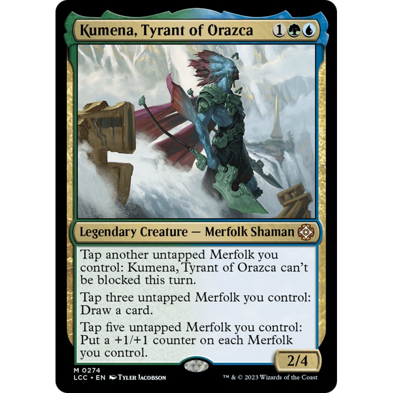 Kumena, Tyrant of Orazca [The Lost Caverns of Ixalan Commander]