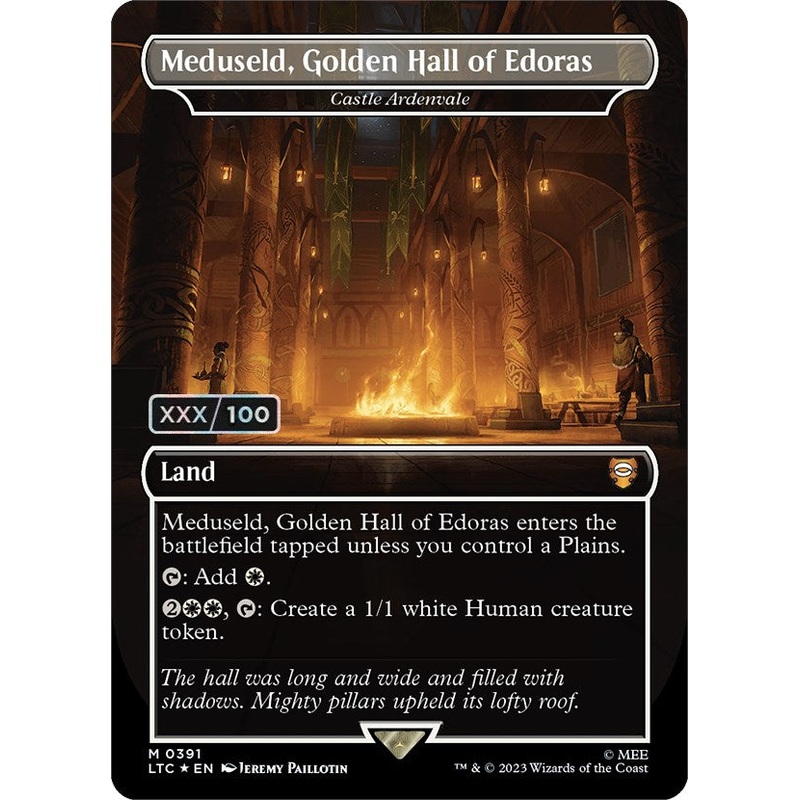 Meduseld, Golden Hall of Edoras - Castle Ardenvale (Serialized) [The Lord of the Rings: Tales of Middle-Earth Commander]