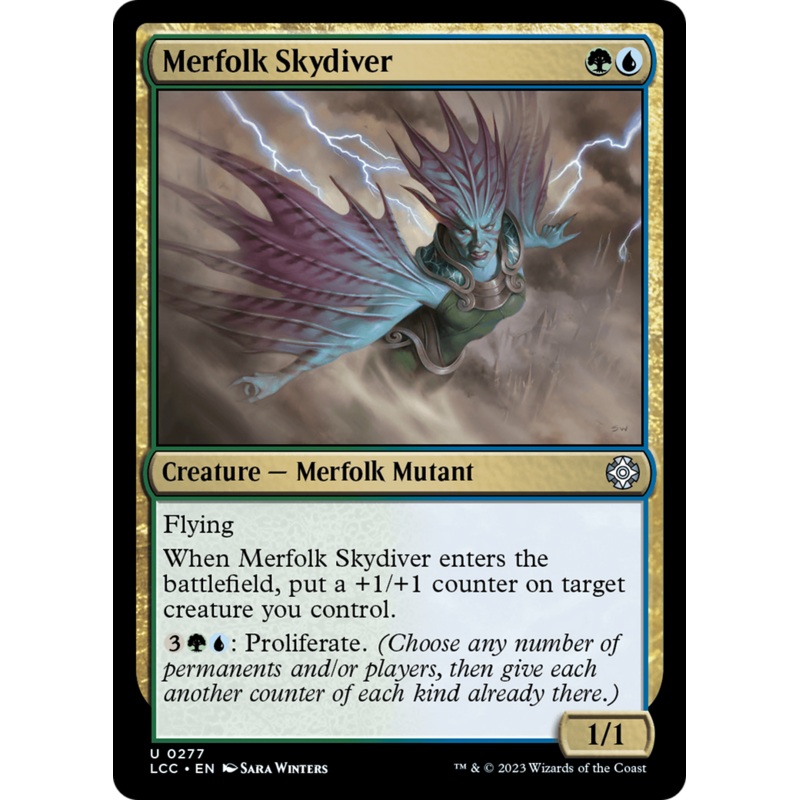 Merfolk Skydiver [The Lost Caverns of Ixalan Commander]