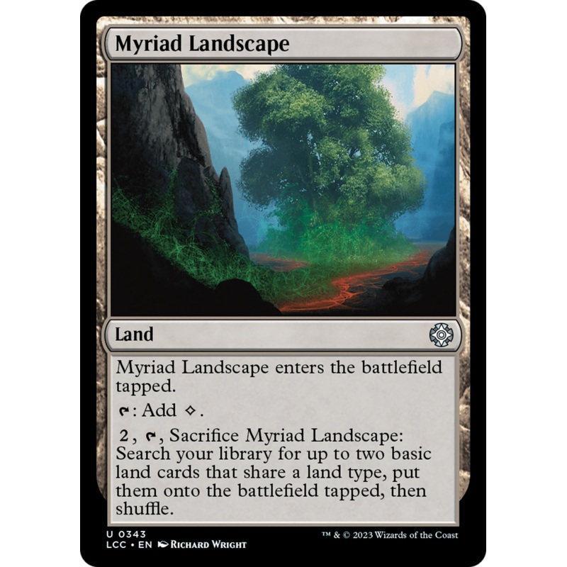 Myriad Landscape [The Lost Caverns of Ixalan Commander]