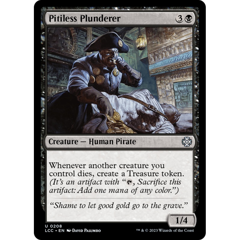 Pitiless Plunderer [The Lost Caverns of Ixalan Commander]