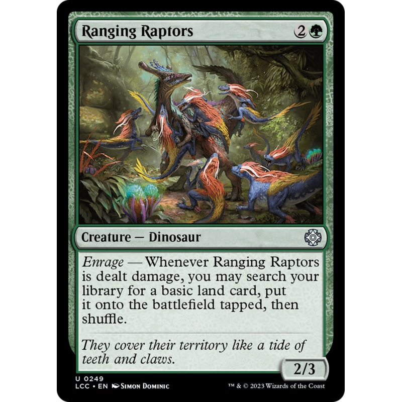 Ranging Raptors [The Lost Caverns of Ixalan Commander]