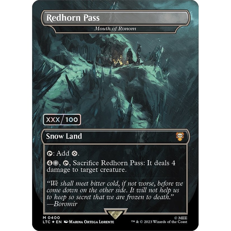Redhorn Pass - Mouth of Ronom (Serialized) [The Lord of the Rings: Tales of Middle-Earth Commander]