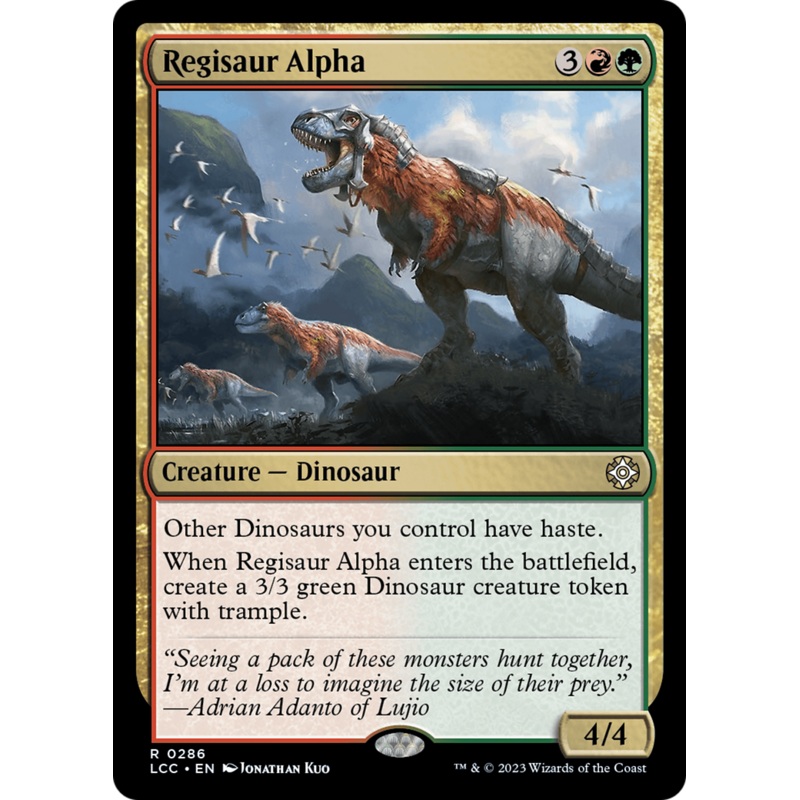 Regisaur Alpha [The Lost Caverns of Ixalan Commander]