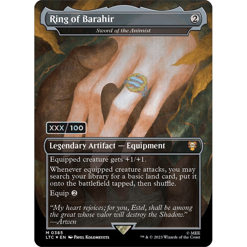 Ring of Barahir - Sword of the Animist (Serialized) [The Lord of the Rings: Tales of Middle-Earth Commander]