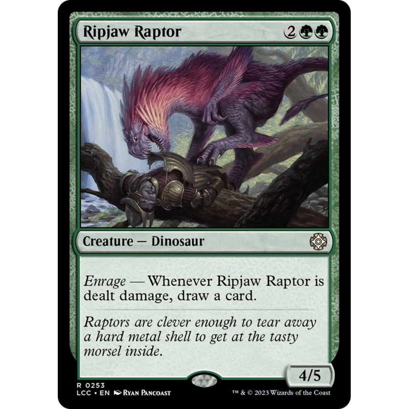 Ripjaw Raptor [The Lost Caverns of Ixalan Commander]
