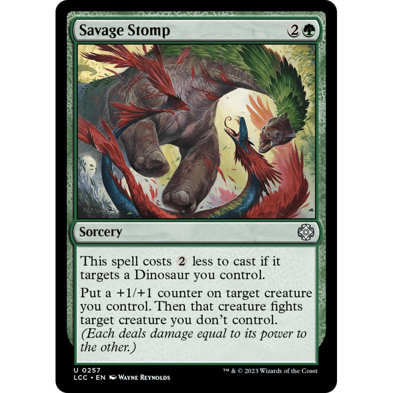Savage Stomp [The Lost Caverns of Ixalan Commander]
