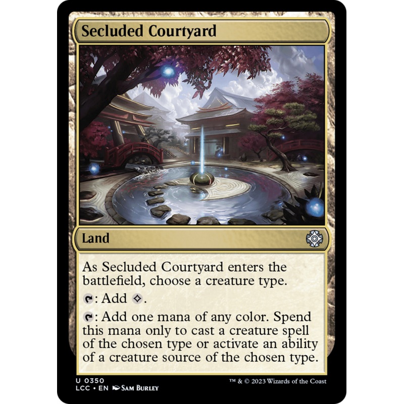 Secluded Courtyard [The Lost Caverns of Ixalan Commander]