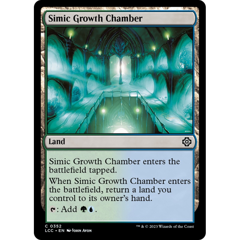 Simic Growth Chamber [The Lost Caverns of Ixalan Commander]