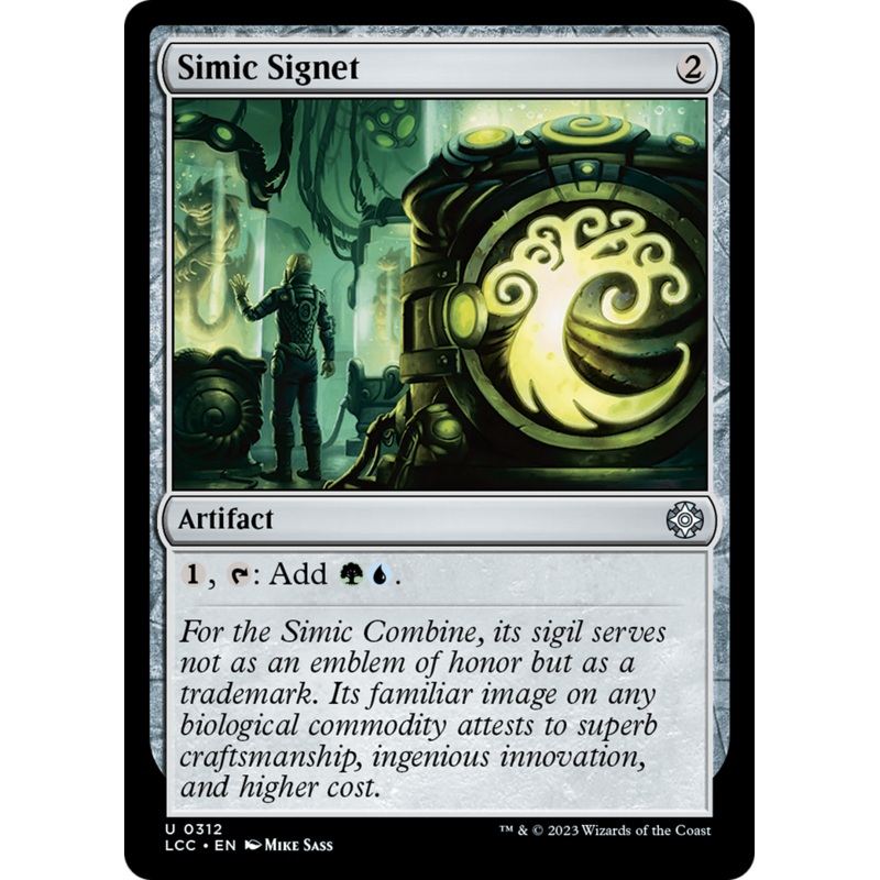 Simic Signet [The Lost Caverns of Ixalan Commander]