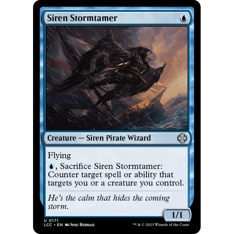 Siren Stormtamer [The Lost Caverns of Ixalan Commander]