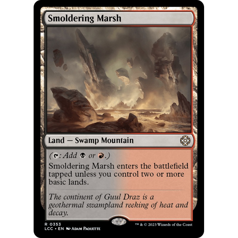 Smoldering Marsh [The Lost Caverns of Ixalan Commander]