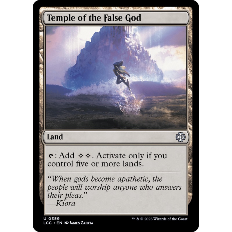 Temple of the False God [The Lost Caverns of Ixalan Commander]