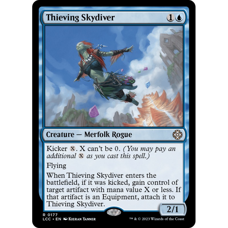 Thieving Skydiver [The Lost Caverns of Ixalan Commander]