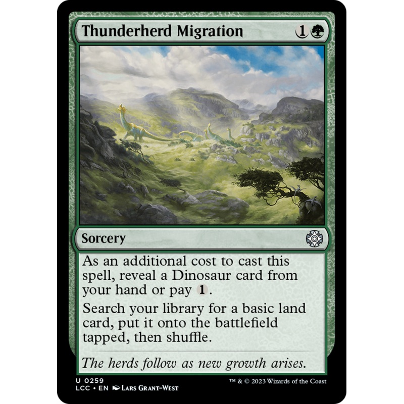Thunderherd Migration [The Lost Caverns of Ixalan Commander]