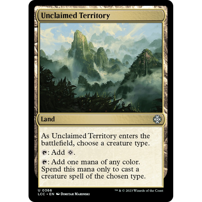 Unclaimed Territory [The Lost Caverns of Ixalan Commander]