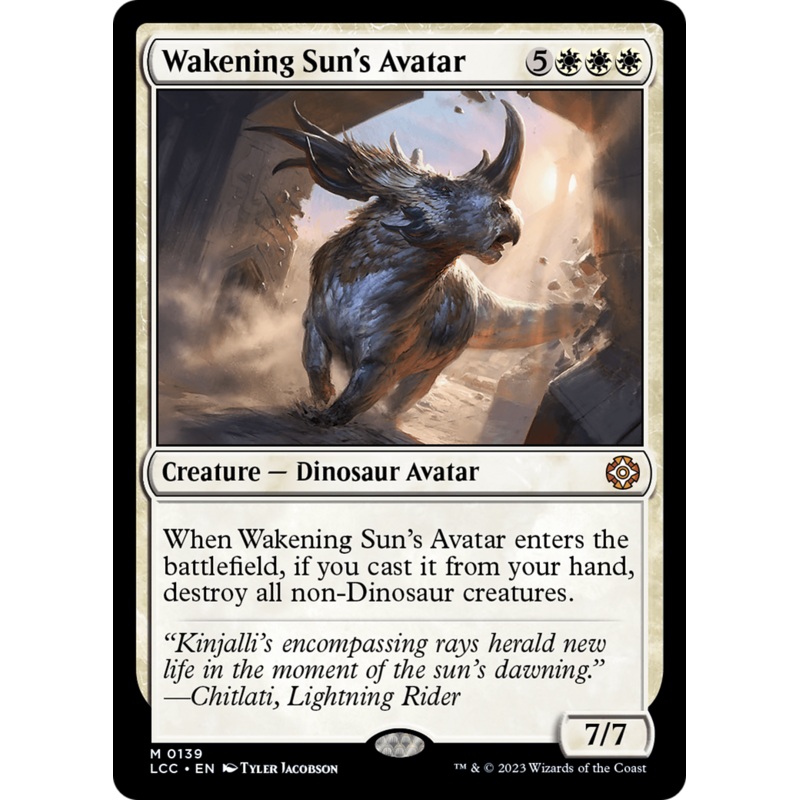 Wakening Sun's Avatar [The Lost Caverns of Ixalan Commander]