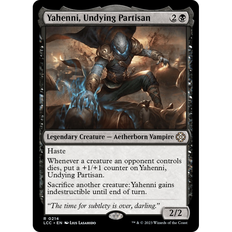 Yahenni, Undying Partisan [The Lost Caverns of Ixalan Commander]