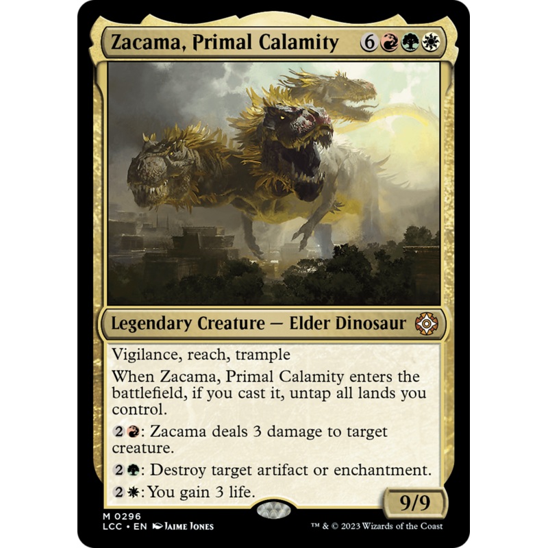 Zacama, Primal Calamity [The Lost Caverns of Ixalan Commander]