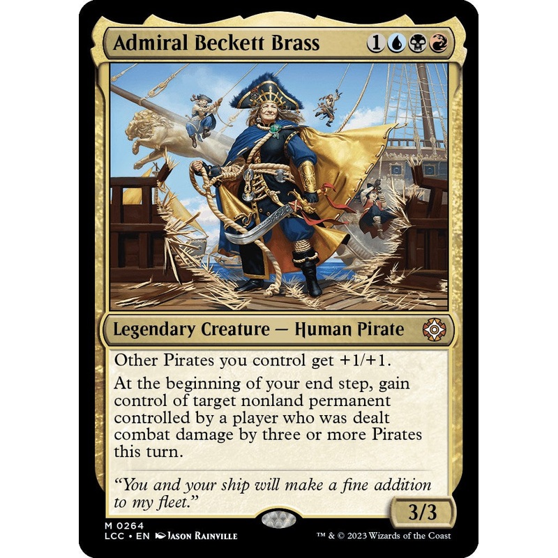 Admiral Beckett Brass [The Lost Caverns of Ixalan Commander]