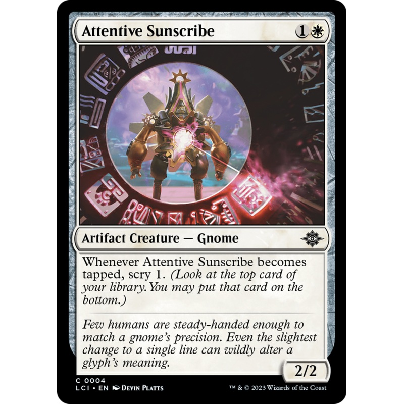 Attentive Sunscribe [The Lost Caverns of Ixalan]