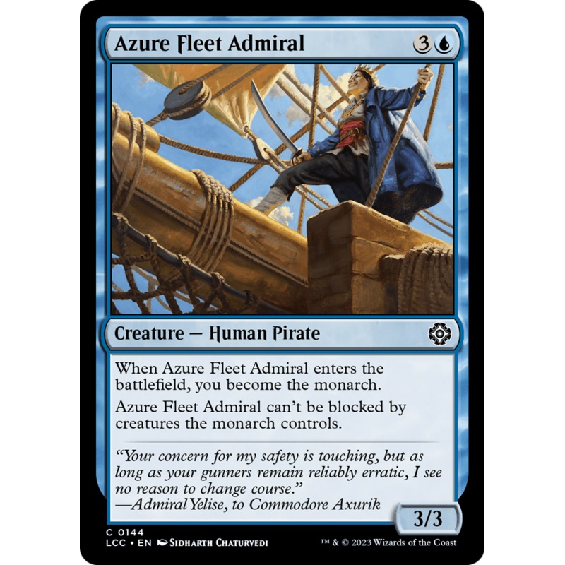 Azure Fleet Admiral [The Lost Caverns of Ixalan Commander]