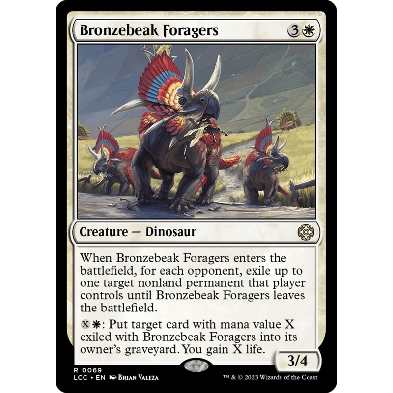 Bronzebeak Foragers [The Lost Caverns of Ixalan Commander]