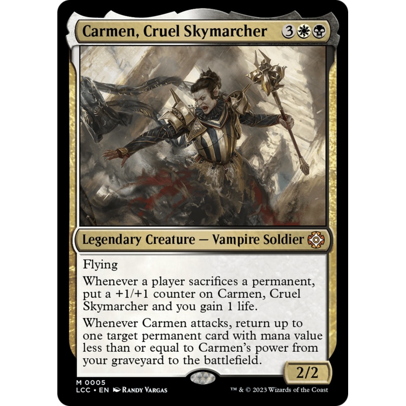 Carmen, Cruel Skymarcher [The Lost Caverns of Ixalan Commander]