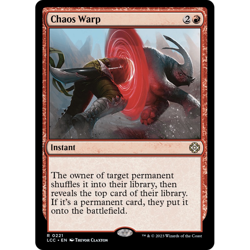 Chaos Warp [The Lost Caverns of Ixalan Commander]