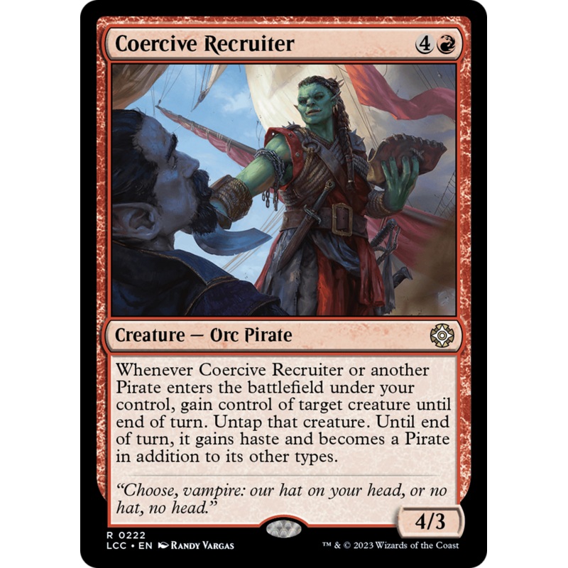 Coercive Recruiter [The Lost Caverns of Ixalan Commander]