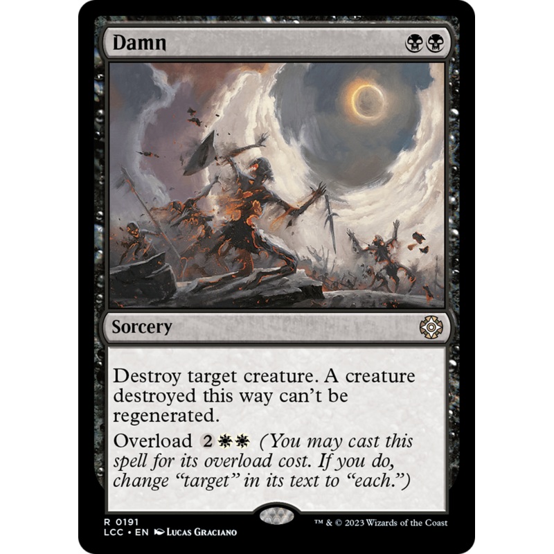 Damn [The Lost Caverns of Ixalan Commander]