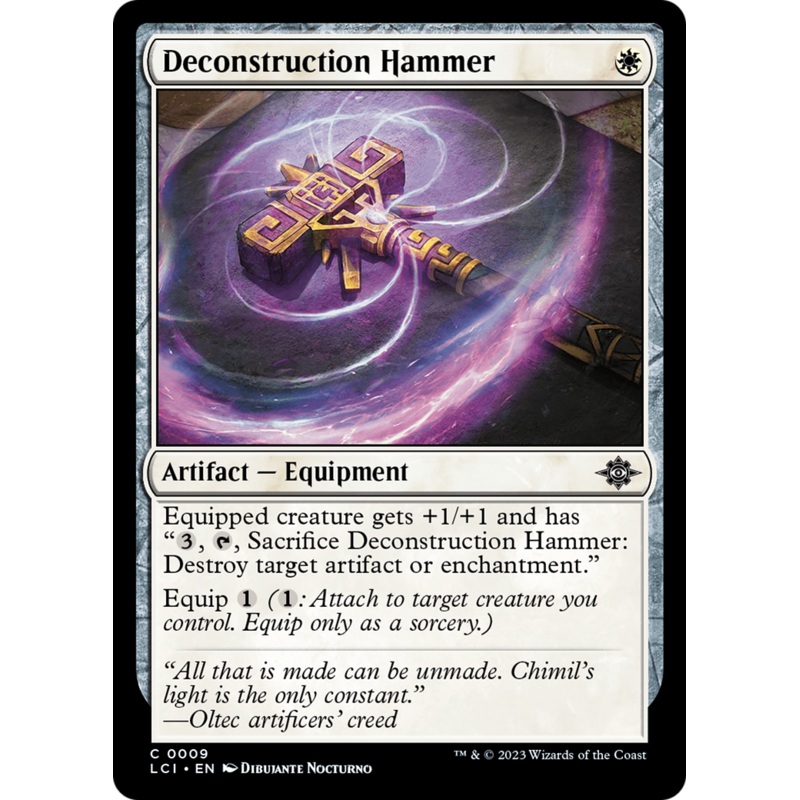 Deconstruction Hammer [The Lost Caverns of Ixalan]