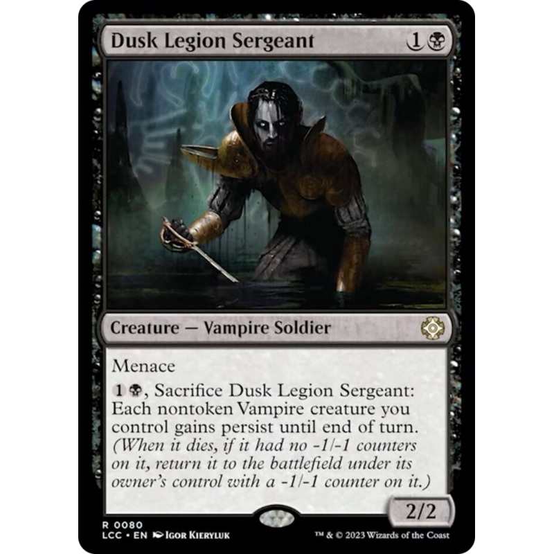 Dusk Legion Sergeant [The Lost Caverns of Ixalan Commander]